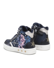 SNEAKERS ALTA GEOX BAMBINA SKYLIN  TEX PRL GBK NAVY PLATINUM FROZEN J268WE 0ANAJ C4256