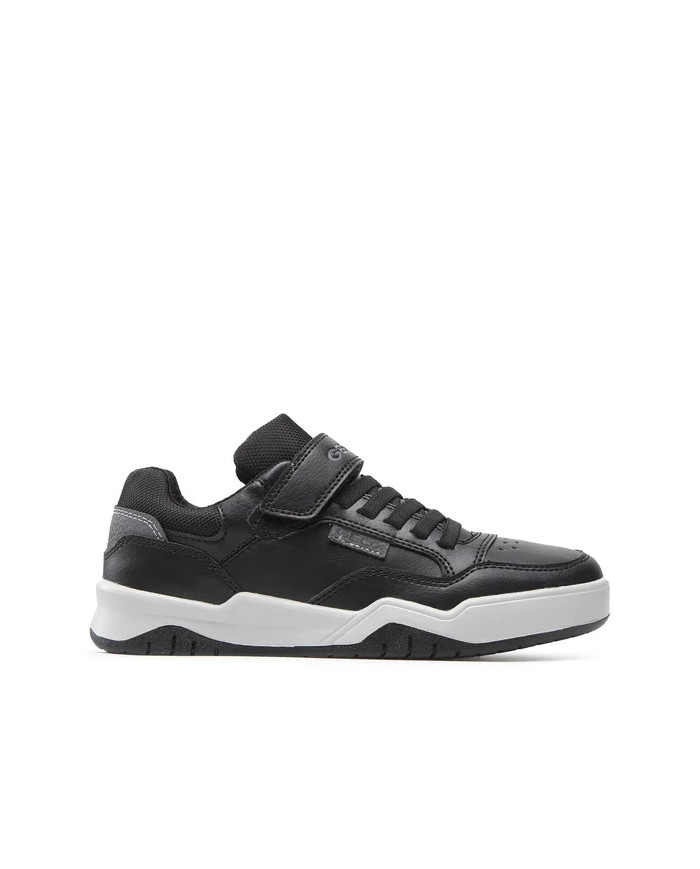 SNEAKERS BIMBO GEOX J PERTH B. B-TUMB.GBK+NYOLN BLACK GREY J167RB 0FEFU C005
