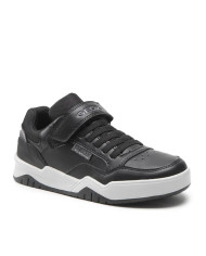 SNEAKERS BIMBO GEOX J PERTH B. B-TUMB.GBK+NYOLN BLACK GREY J167RB 0FEFU C005
