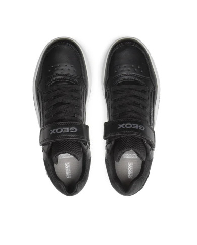 SNEAKERS BIMBO GEOX J PERTH B. B-TUMB.GB  NYOLN BLACK GREY J167RB 0FEFU C005