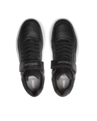 SNEAKERS BIMBO GEOX J PERTH B. B-TUMB.GBK+NYOLN BLACK GREY J167RB 0FEFU C005