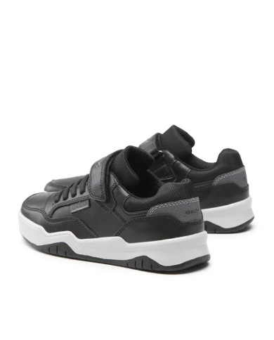 SNEAKERS BIMBO GEOX J PERTH B. B-TUMB.GB  NYOLN BLACK GREY J167RB 0FEFU C005
