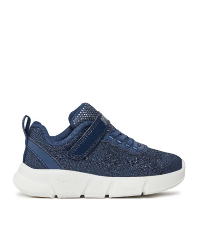 SNEAKERS GEOX BAMBINAJ ARIL G. D - SHI.KNIT.TEX+SIN LT NAVY TG.36-39 J25DLD 07QBC C4343/C 