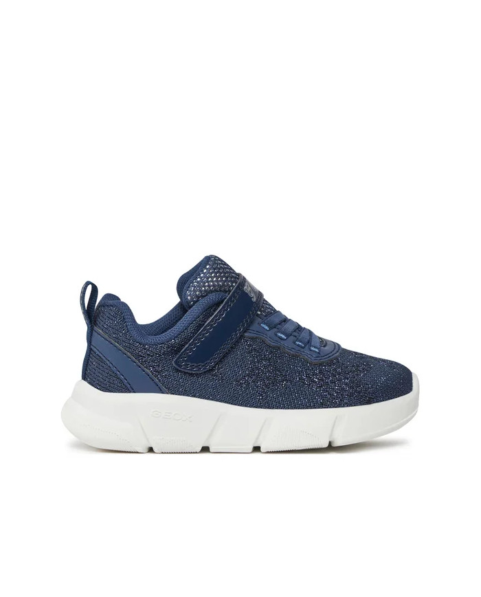 SNEAKERS GEOX BAMBINAJ ARIL G. D - SHI.KNIT.TEX+SIN LT NAVY TG.36-39 J25DLD 07QBC C4343/C 