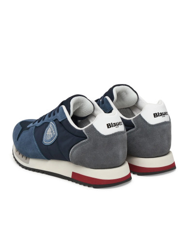 SNEAKERS BLAUER UOMO S6QUEENS05/MES NVY/GRY