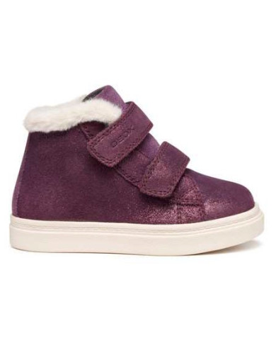 POLACCHINE GEOX PRIMI PASSI BAMBINA B NASHIK WPF A - SCAM.BRILL.   VIOLET B465XA 00077 C8015/B