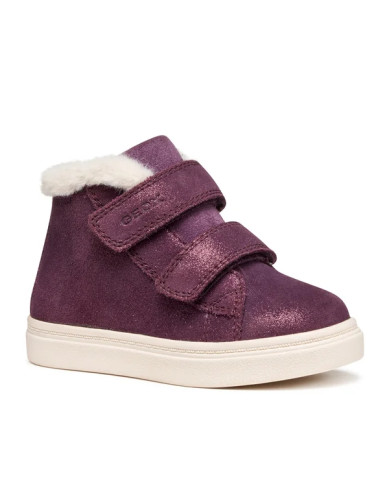 POLACCHINE GEOX PRIMI PASSI BAMBINA B NASHIK WPF A - SCAM.BRILL.   VIOLET B465XA 00077 C8015/B