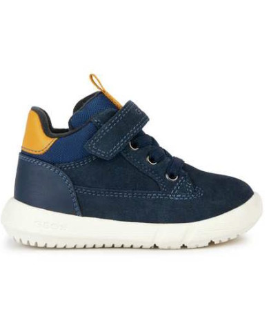 POLACCHINA GEOX PIRMI PASSI  B HYROO A - SCAM.+GBK CER.NAVY/OCHRE TG:24-27 B365DA 022ME CF42Q/B