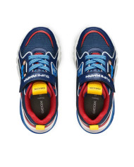 SNEAKERS GEOX BAMBINO J CIBERDRON SUPERMAN BLUE/RED J56LBD 05411 C0200/B