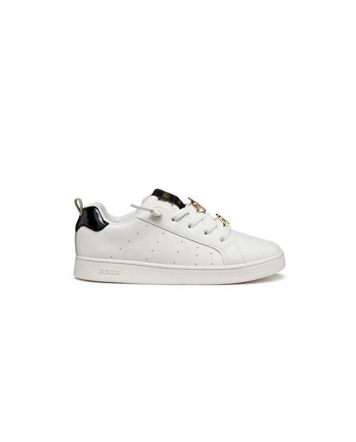SNEAKERS GEOX BAMBINA  J ECLYPER A - VIT.SINT.   WHITE J56LRA 000BC C1000/A