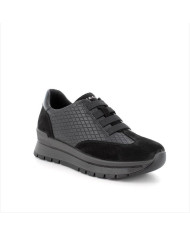 SNEAKERS IGI&CO DONNA  SCAM/FIO.BO.KOA NERO SLIP-ON  6674000