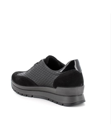 SNEAKERS IGI&CO DONNA  SCAM/FIO.BO.KOA NERO SLIP-ON  6674000
