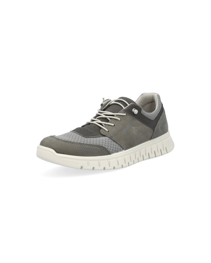 SNEAKERS IGI&CO UOMO NABUK GUM/TELA  GRIGIO/GRIGIO 5623411