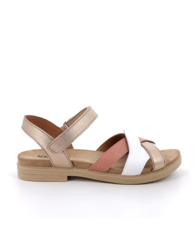 SANDALO IGI&CO DONNA FIO.BOT.OM/CAPR CHAMPAGNE/BIANCO 7667933
