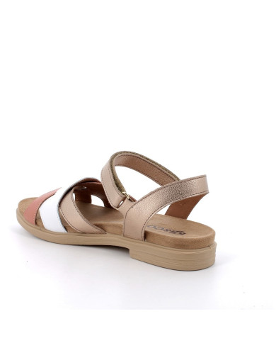 SANDALO IGI&CO DONNA FIO.BOT.OM/CAPR CHAMPAGNE/BIANCO 7667933