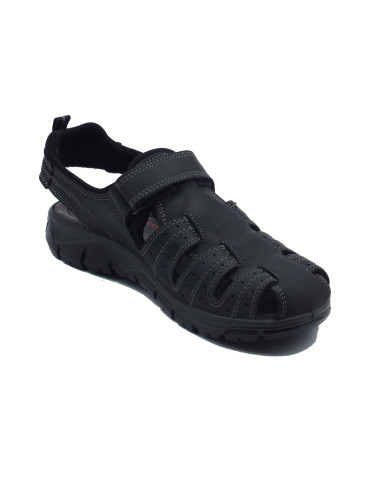 SANDALO IGI&CO UOMO NABUK INGR.SCHI NERO 7645100