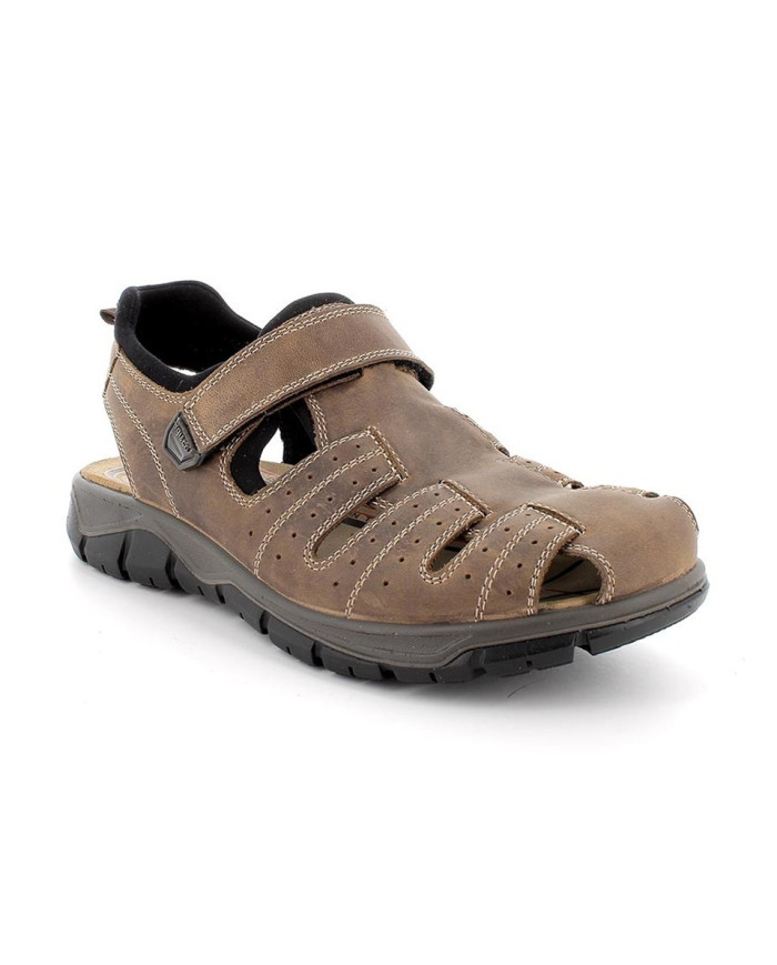 SANDALO IGI6CO UOMO NABUK INGR.SCHI FANGO CHIARO 7645122