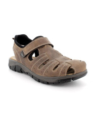 SANDALO IGI6CO UOMO NABUK INGR.SCHI FANGO CHIARO 7645122