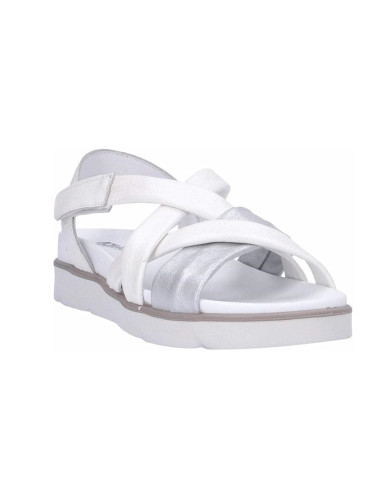 SANDALO IGI&CO DONNA SI.NAP.BOTT/FIO AVORIO/ARGENTO 7668933