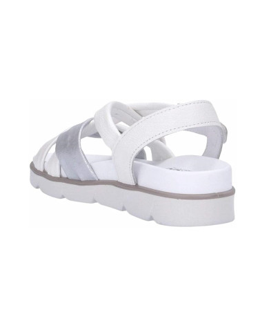 SANDALO IGI&CO DONNA SI.NAP.BOTT/FIO AVORIO/ARGENTO 7668933