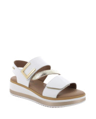 SANDALO CON ZEPPA IGI&CO NAPPA SOFT BIANCO 7687622