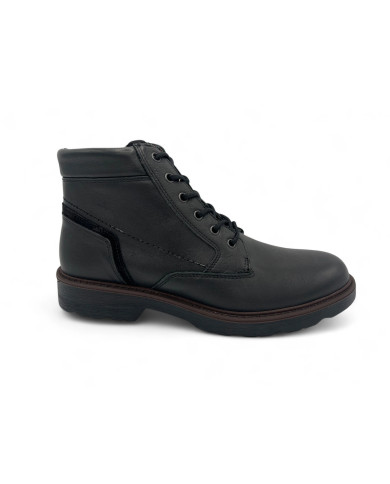 POLACCHINA IGI&CO UOMO VITELLO RAG NERO 6610200
