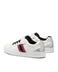 SNEAKERS GEOX BAMBINA J DJROCK G. B SYNT.LEA WHITE/FLUOFUCHSIA J254MB 000BC C1441