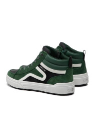 SNEAKERS ALTA GEOX BAMBINO J WEEMBLE B. B-SUEDE+SYN.LEA  GREEN/BLACK J26HAB 022BC C0214