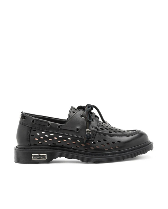 MOCASSINO CULT DONNA SABBATH 4710 LOW W PERF.LEAT/LEAT. BLACK CLW471001 