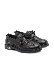 MOCASSINO CULT DONNA SABBATH 4710 LOW W PERF.LEAT/LEAT. BLACK CLW471001 