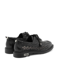 MOCASSINO CULT DONNA SABBATH 4710 LOW W PERF.LEAT/LEAT. BLACK CLW471001 
