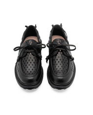 MOCASSINO CULT DONNA SABBATH 4710 LOW W PERF.LEAT/LEAT. BLACK CLW471001 