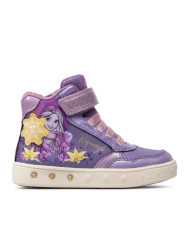 SNEAKERS ALTA GEOX BAMBINA SKYLIN LILAC/YELLOW J268WG 0ANKN C8064