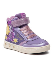 SNEAKERS ALTA GEOX BAMBINA SKYLIN LILAC/YELLOW J268WG 0ANKN C8064