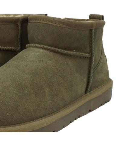 STIVALETTI GARDINI SPIRIT DONNA ZAIRA LOW COLOR VERDE OLIVA IN PELLE SCAMOSCIATA GS478OLIVE