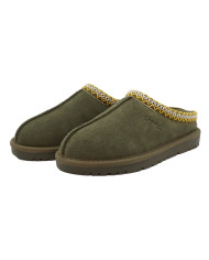 SLIPERS GARDINI SPIRIT DONNA JESSICA COLOR VERDE OLIVA IN PELLE SCAMOSCIATA GS476OLIVE