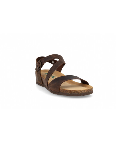 SANDALI BIONATURA 12 VESTA IMB.NBK CRAZY HORSE CAFFE 12VESTA-I-CHCAFF