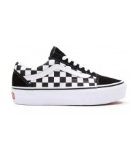 SNEAKER VANS DONNA OLD SKOOL PLATFORM BLACK/WHITE VN0A3B3UHRK1