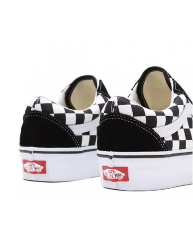 SNEAKER VANS DONNA OLD SKOOL PLATFORM BLACK/WHITE VN0A3B3UHRK1