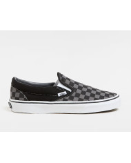 SNEAKERS VANS UNISEX CLASSIC SLIP-ON CHBD BLKPW,  MEDIUM BLACK/PEWTER