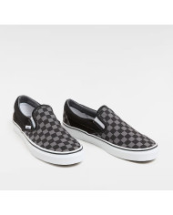 SNEAKERS VANS UNISEX CLASSIC SLIP-ON CHBD BLKPW,  MEDIUM BLACK/PEWTER