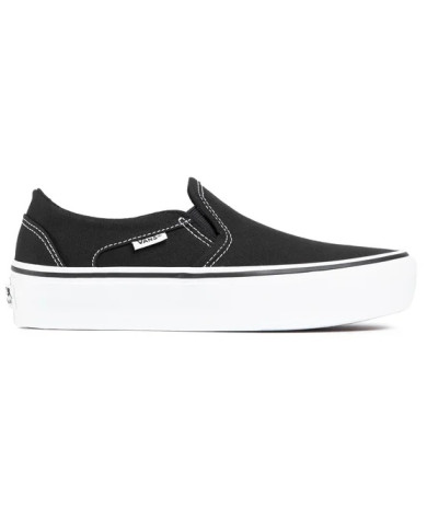 SNEAKERS VANS DONNA ASHER PLATFORM SLIP-ON BLACK VN0A3WNN3SY1