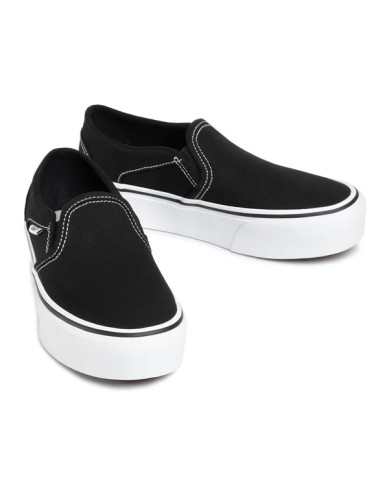 SNEAKERS VANS DONNA ASHER PLATFORM SLIP-ON BLACK VN0A3WNN3SY1