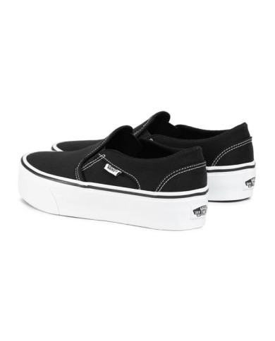 SNEAKERS VANS DONNA ASHER PLATFORM SLIP-ON BLACK VN0A3WNN3SY1