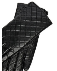 GUANTI LIU JO DONNA PU QUILTED NERO 2F4077 E0002 22222