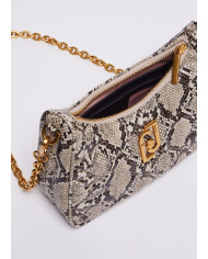 BORSA LIU JO DONNA A SPALLA PITONATA IN PU CON CHARM PORTAMONETE AF3123 E0026 03R14
