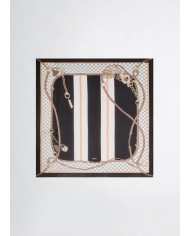 FOULARD  LIU JO DONNA STOLA MANHATTAN NERO 120x120CM 2A5053 T0300 22222