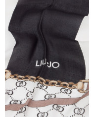 FOULARD  LIU JO DONNA STOLA MANHATTAN NERO 120x120CM 2A5053 T0300 22222