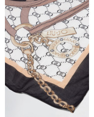 FOULARD  LIU JO DONNA STOLA MANHATTAN NERO 120x120CM 2A5053 T0300 22222