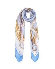 FOULARD  LIU JO DONNA STOLA STRIPED TAPEBLU 120x120CM 2A5041 T0300 73936